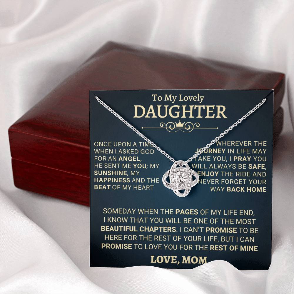 Heartfelt Gift for Daughter from Mom - I promise to love you