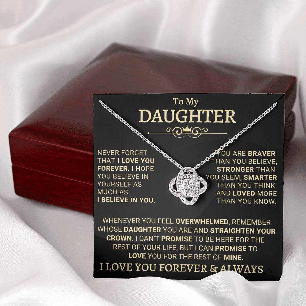 Heartfelt Gift for Daughter - I love you forever and always