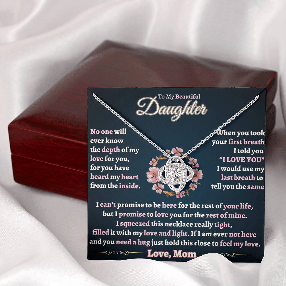 Heartfelt Keepsake Gift for Daughter from Mom  - Depth of my love