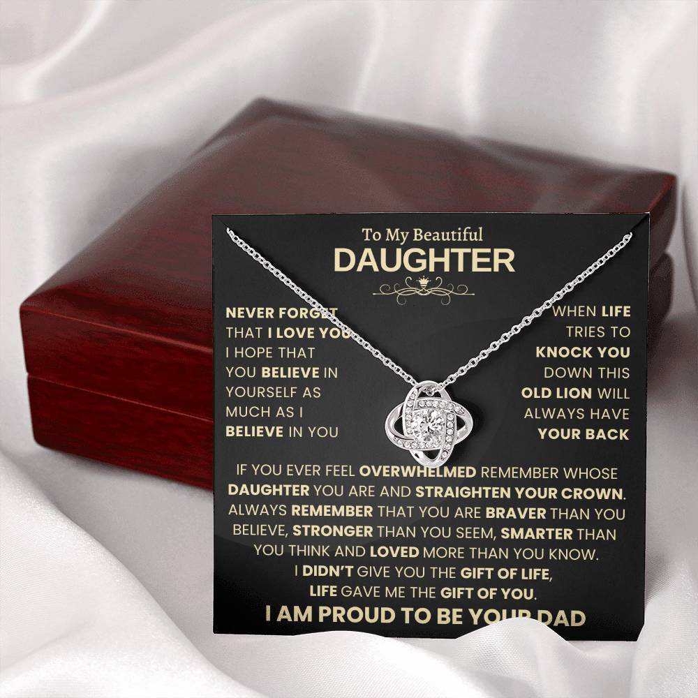 Heartfelt Gift from Dad to Daughter -This old lion will always have your back