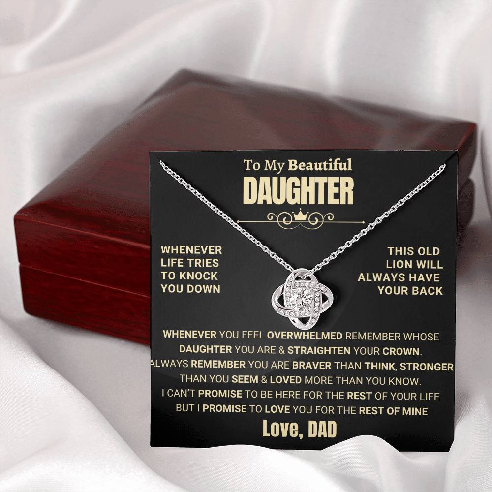 Beautiful Gift for Daughter - This Old Lion Will Always Have Your Back