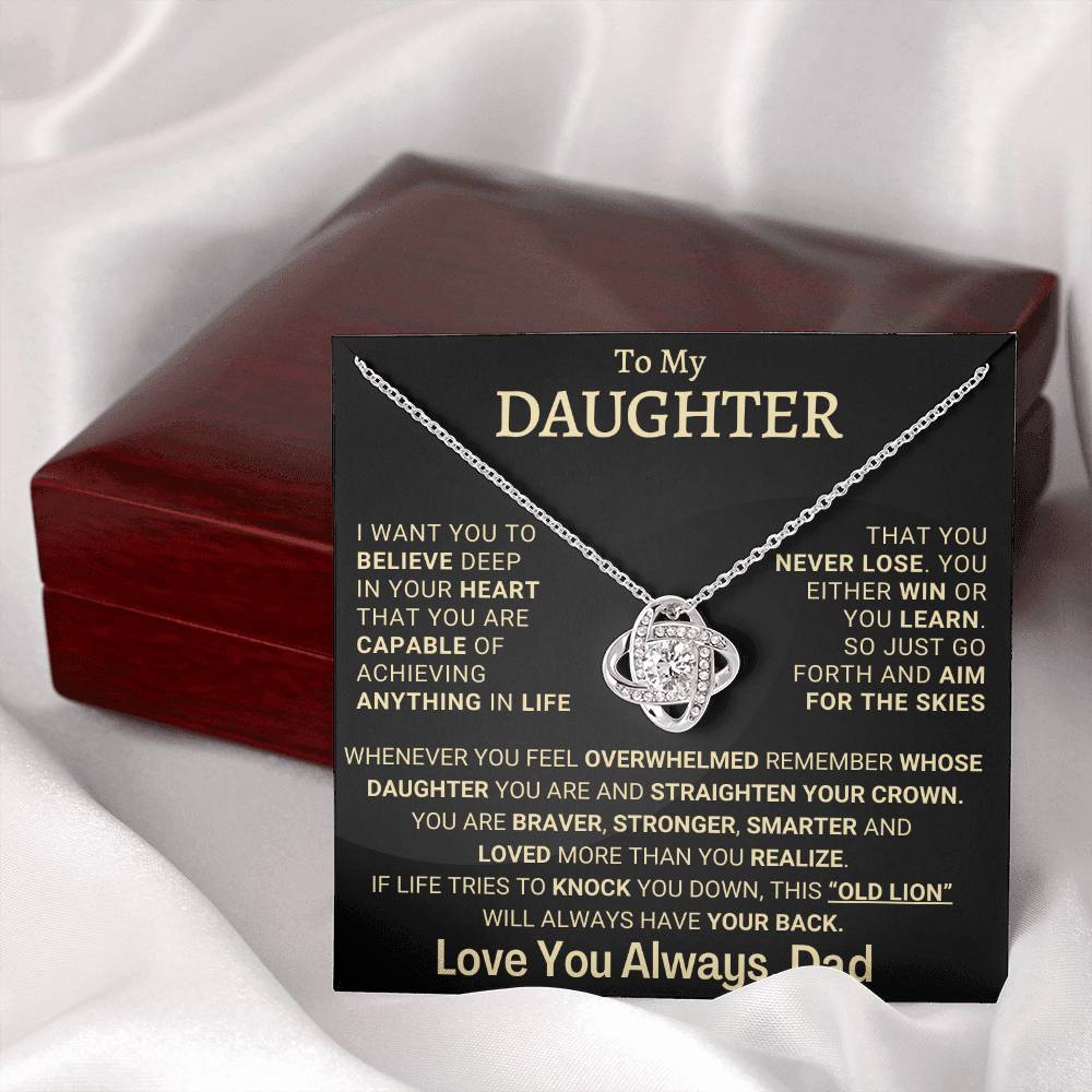 Heartfelt Gift for Daughter from Dad - You never lose - tfg