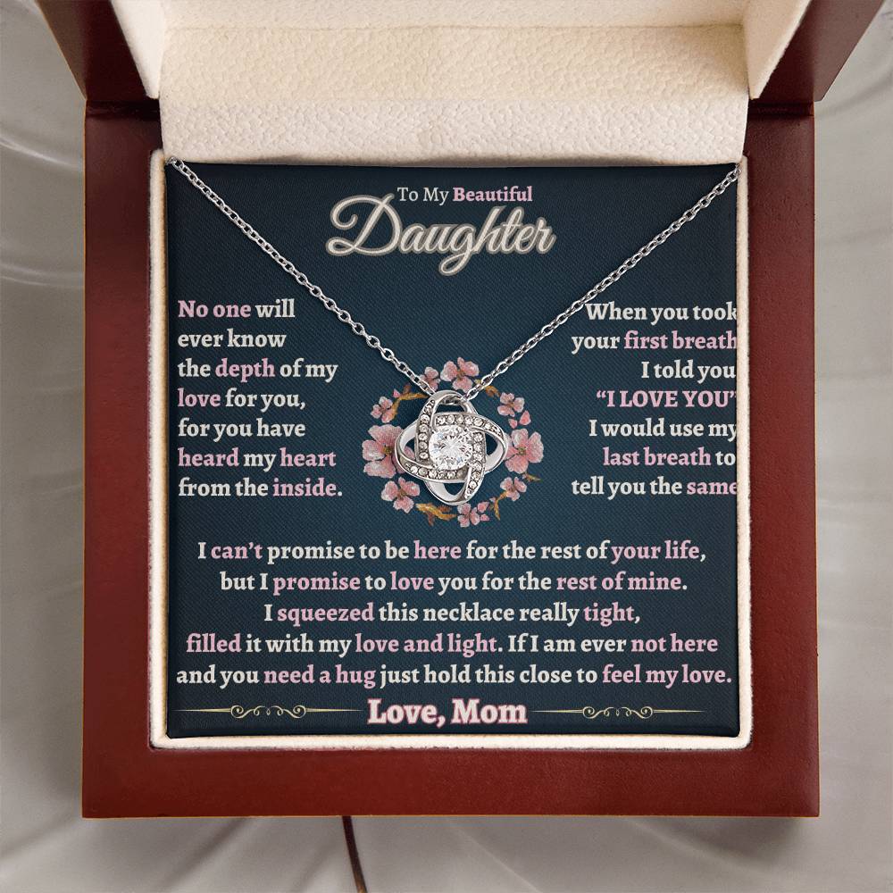 Heartfelt Keepsake Gift for Daughter from Mom  - Depth of my love