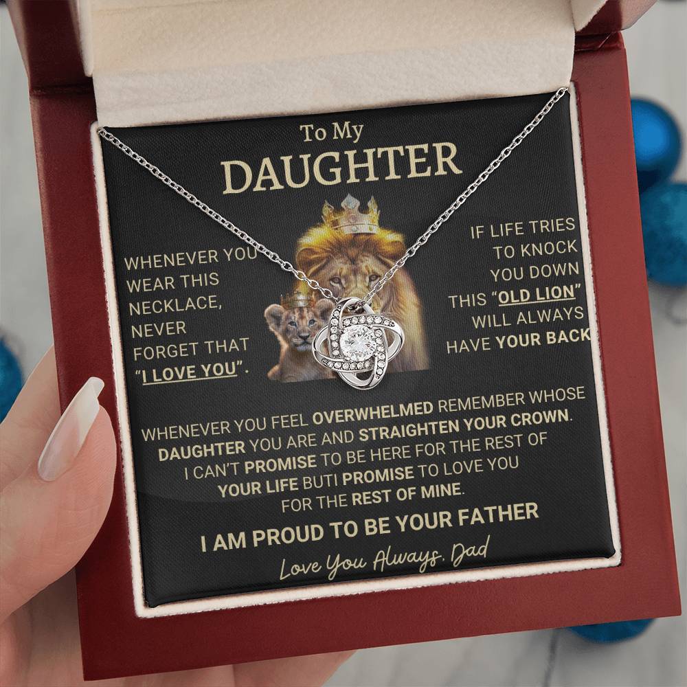 Heartfelt Gift for Daughter from Dad - I Love You