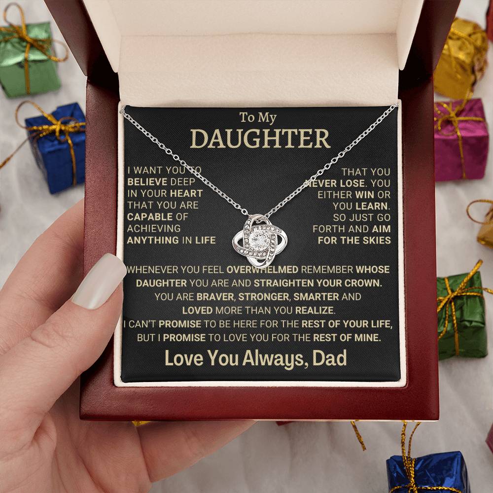 Heartfelt Gift for Daughter from Dad - Promise