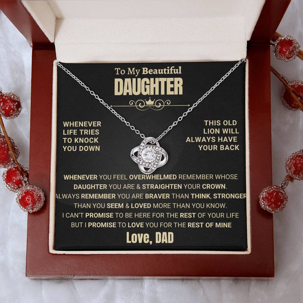 Beautiful Gift for Daughter - This Old Lion Will Always Have Your Back