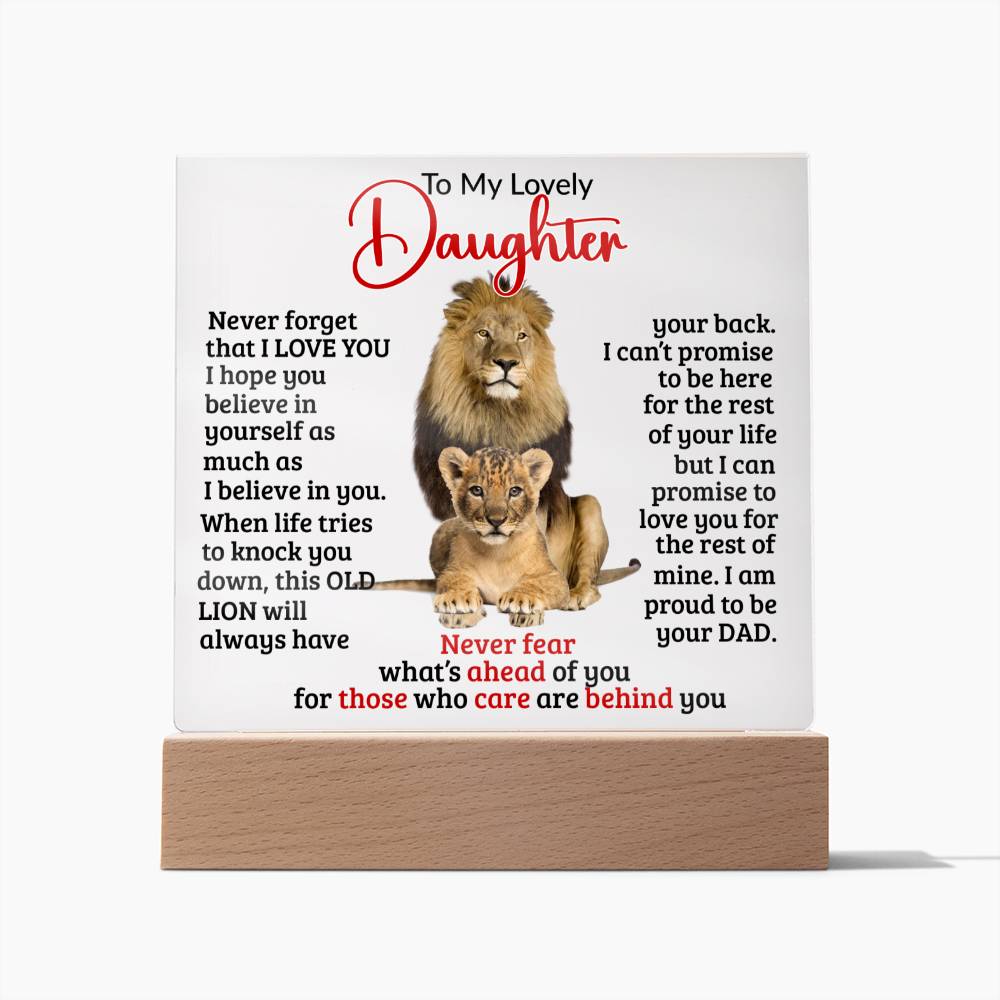 (ALMOST SOLD OUT) Keepsake Gift for Daughter - OLD LION