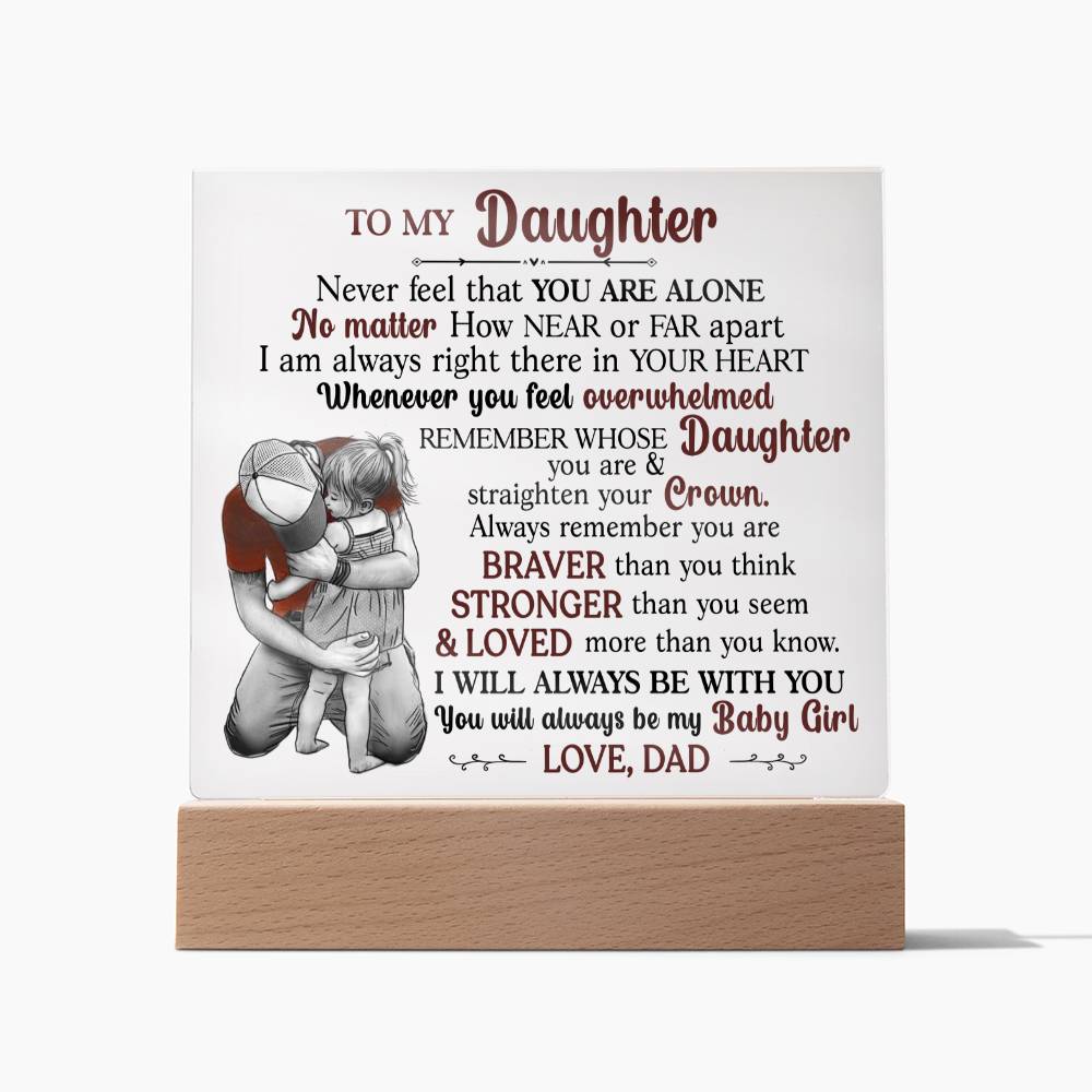 (ALMOST SOLD OUT) Gift for Daughter from Dad - Baby Girl