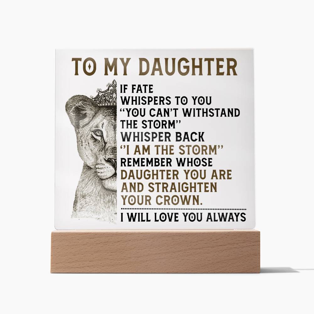 (ALMOST SOLD OUT) Gift for Daughter - I Am The Storm