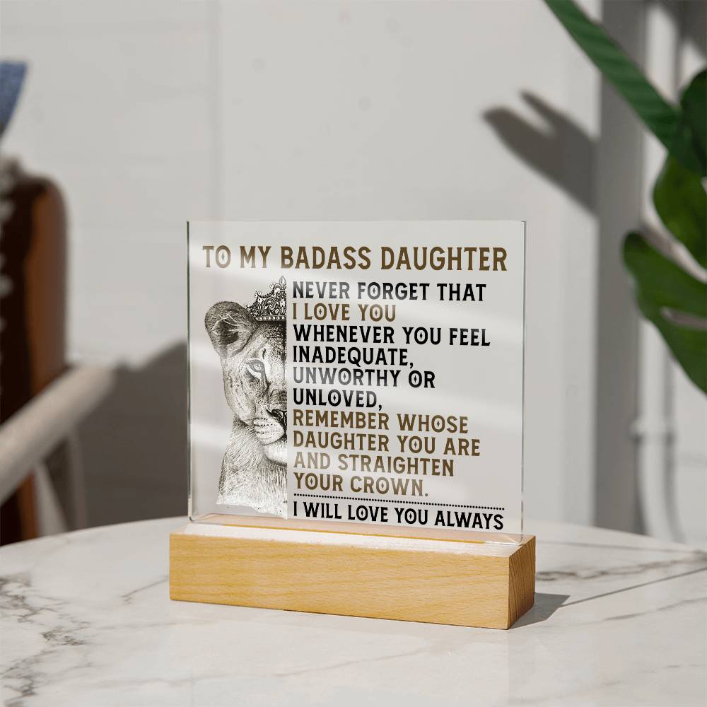 Empowering Gift for Daughter - I Will Always Love You - TFG