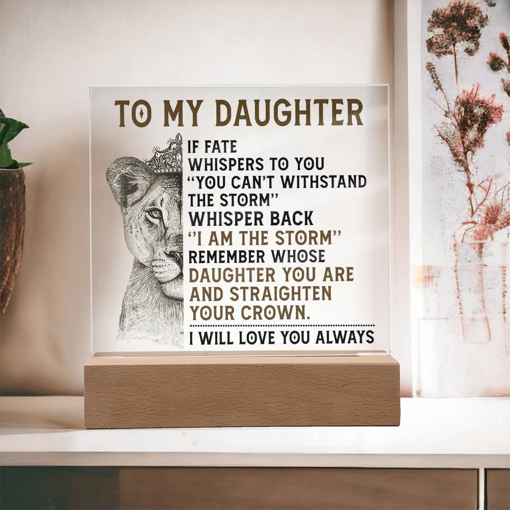 (ALMOST SOLD OUT) Gift for Daughter - I Am The Storm