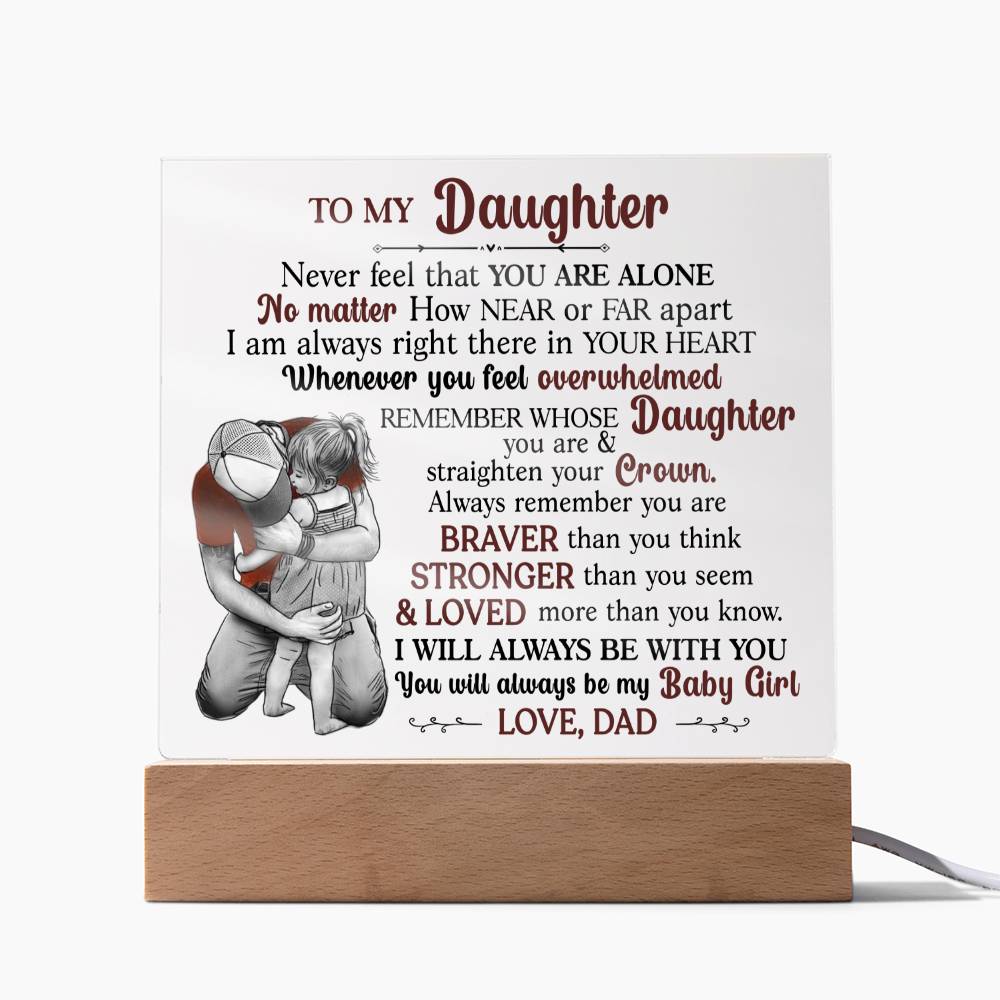 (ALMOST SOLD OUT) Gift for Daughter from Dad - Baby Girl