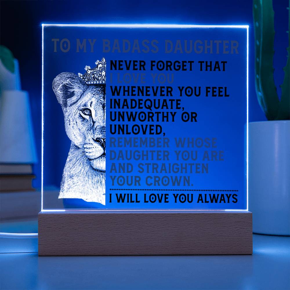 Empowering Gift for Daughter - I Will Always Love You - TFG