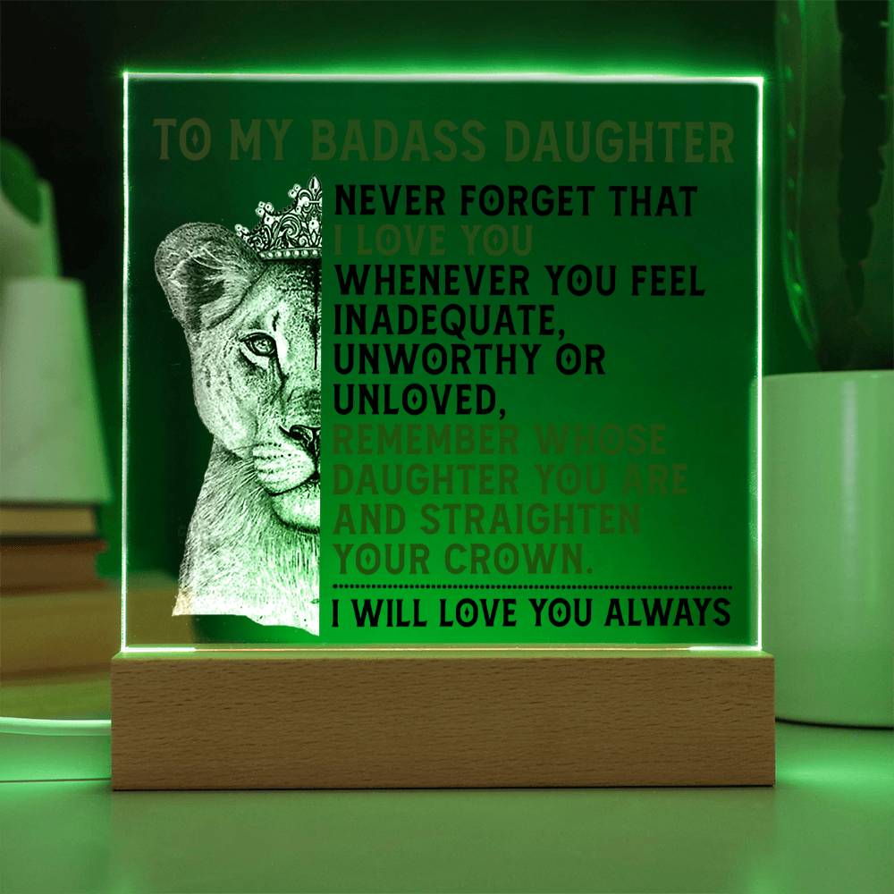 Empowering Gift for Daughter - I Will Always Love You - TFG