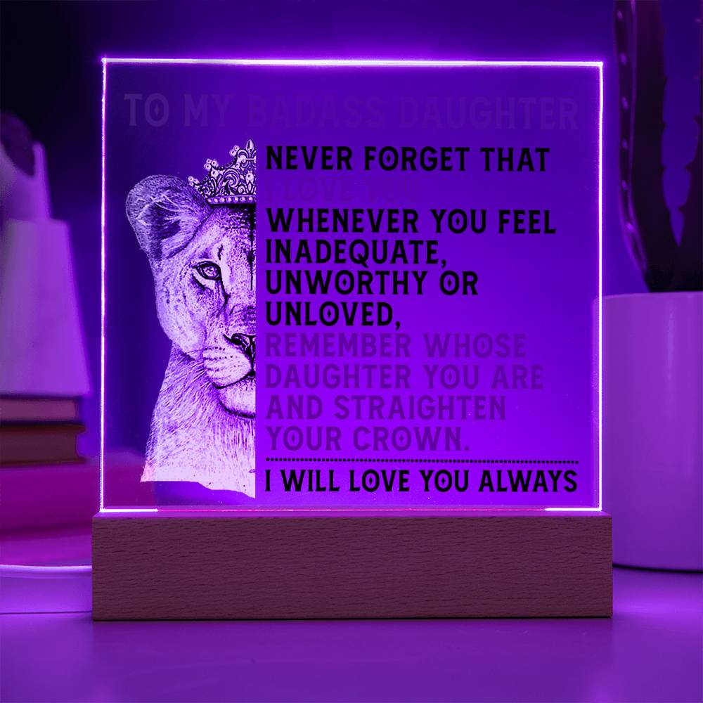 Empowering Gift for Daughter - I Will Always Love You - TFG