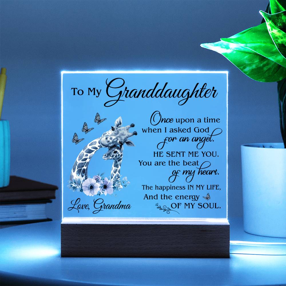 (ALMOST SOLD OUT) Gift for Granddaughter - Plaque