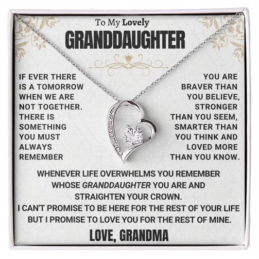 [ALMOST SOLD OUT] BEAUTIFUL HEARTFELT GIFT FOR GRANDDAUGHTER HEART NECKLACE