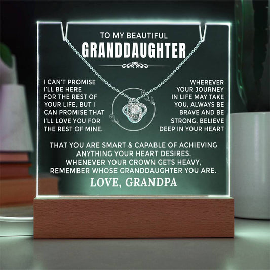 Heartfelt Keepsake Gift for Granddaughter from Grandpa