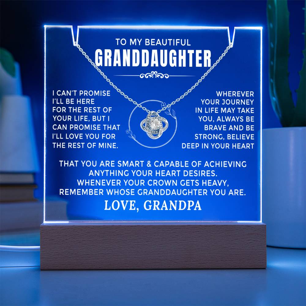 Heartfelt Keepsake Gift for Granddaughter from Grandpa