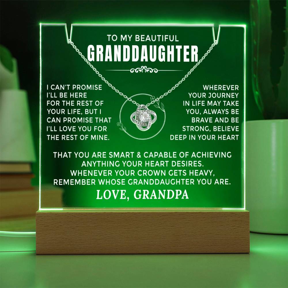 Heartfelt Keepsake Gift for Granddaughter from Grandpa