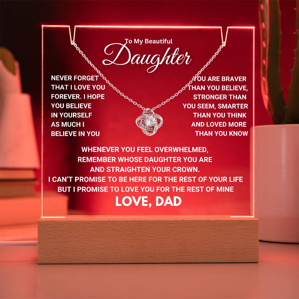 Heartfelt Keepsake Gift for Daughter from Dad - Promise