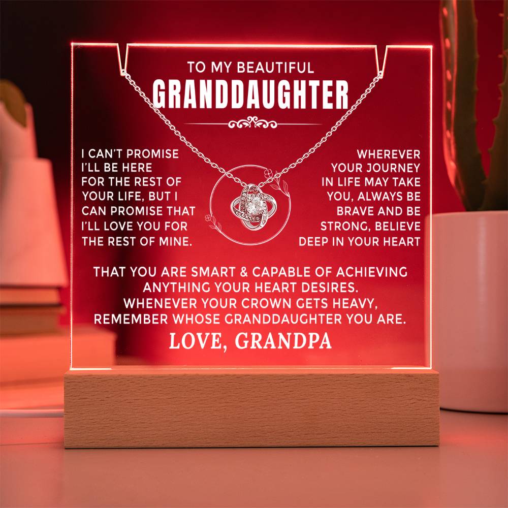 Heartfelt Keepsake Gift for Granddaughter from Grandpa