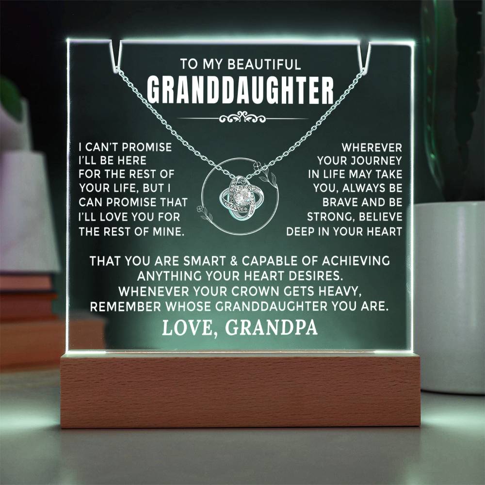 Heartfelt Keepsake Gift for Granddaughter from Grandpa