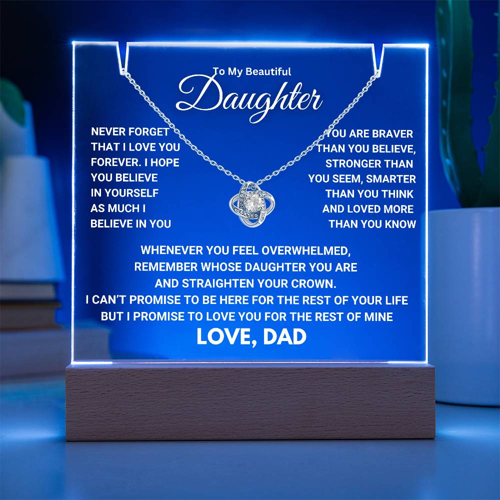 Heartfelt Keepsake Gift for Daughter from Dad - Promise