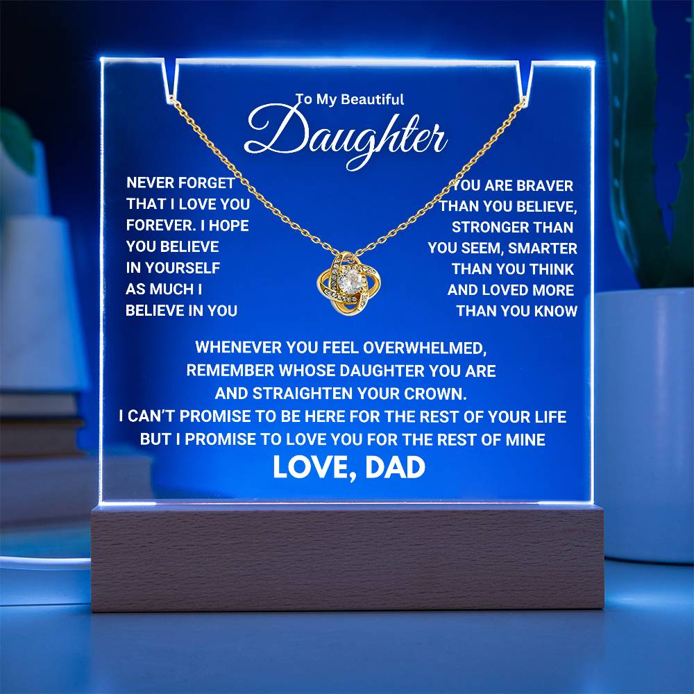 Heartfelt Keepsake Gift for Daughter from Dad - Promise