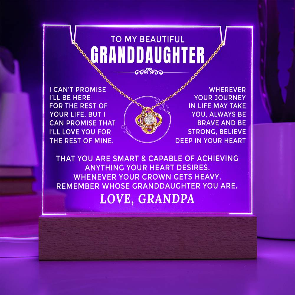 Heartfelt Keepsake Gift for Granddaughter from Grandpa