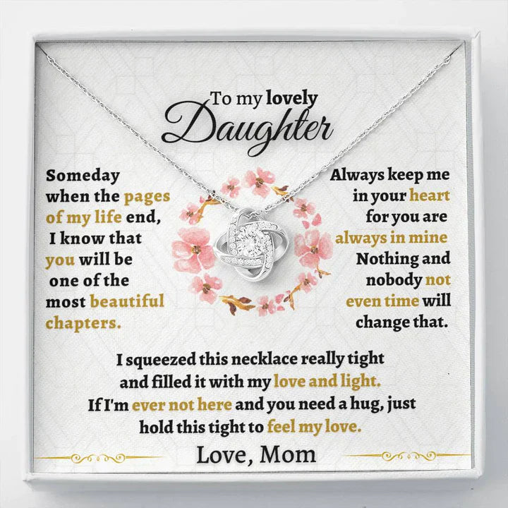 (ALMOST SOLD OUT) Gift for Daughter from Mom - Magnetic Keepsake Card - FGH