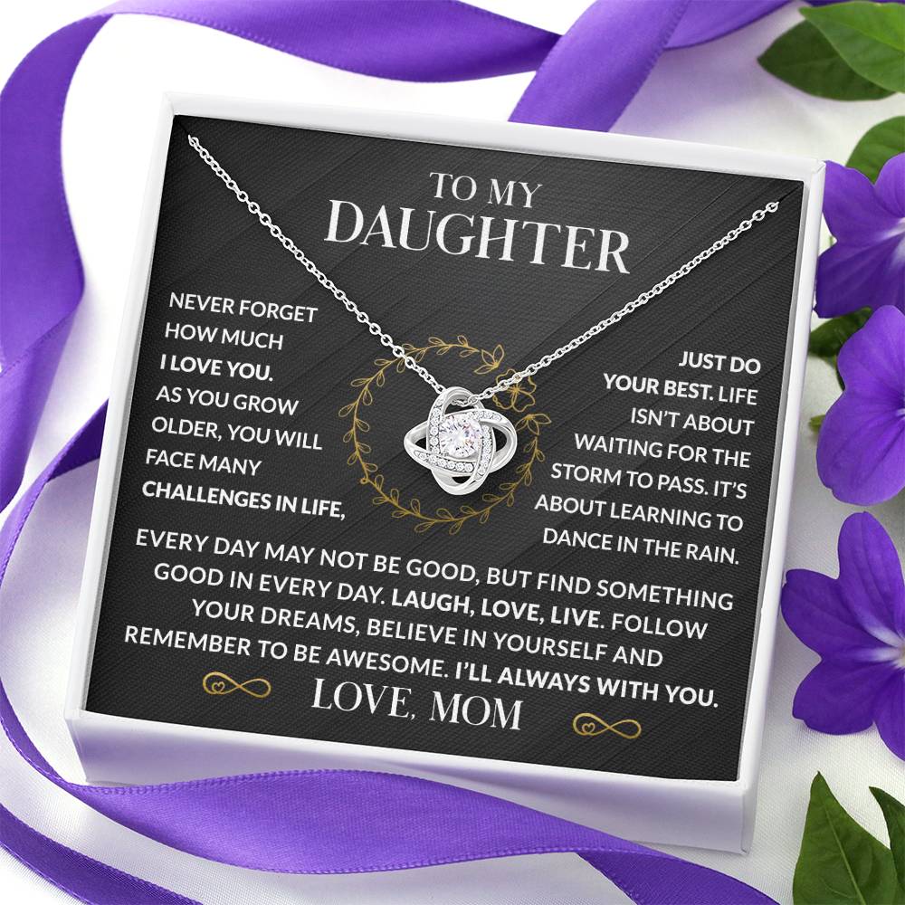 Heartfelt Gift for Daughter from Mom - Never forget I love you - TFG