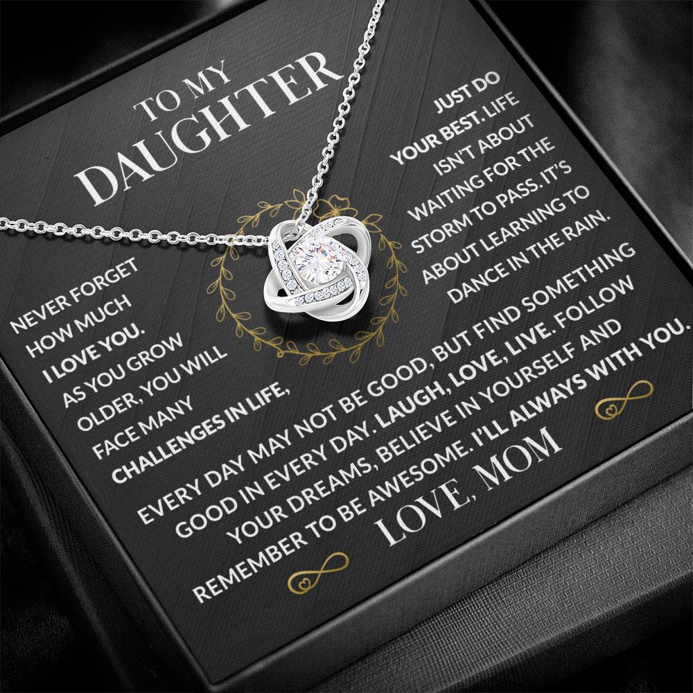 Heartfelt Gift for Daughter from Mom - Never forget I love you - TFG