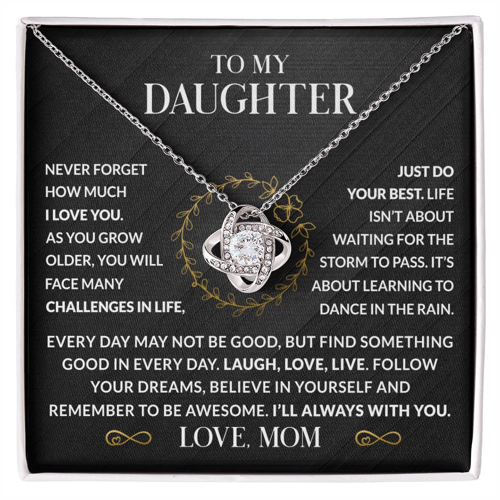 Heartfelt Gift for Daughter from Mom - Never forget I love you - TFG