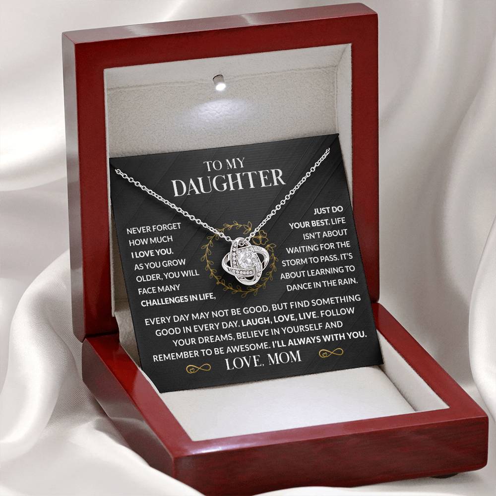 Heartfelt Gift for Daughter from Mom - Never forget I love you - TFG