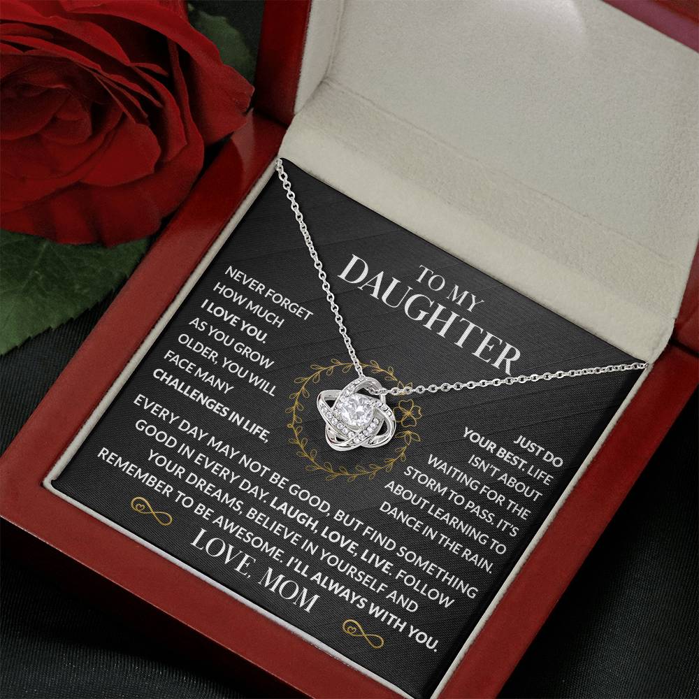 Heartfelt Gift for Daughter from Mom - Never forget I love you - TFG