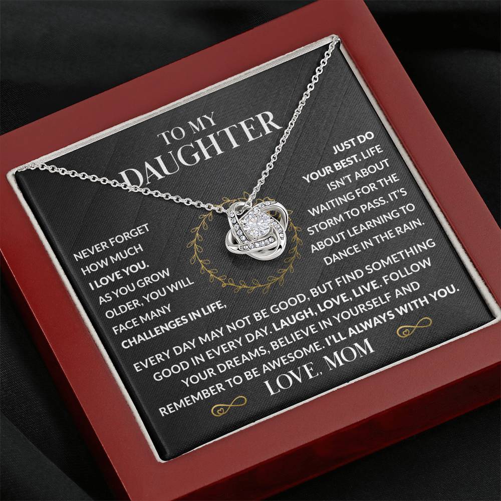 Heartfelt Gift for Daughter from Mom - Never forget I love you - TFG