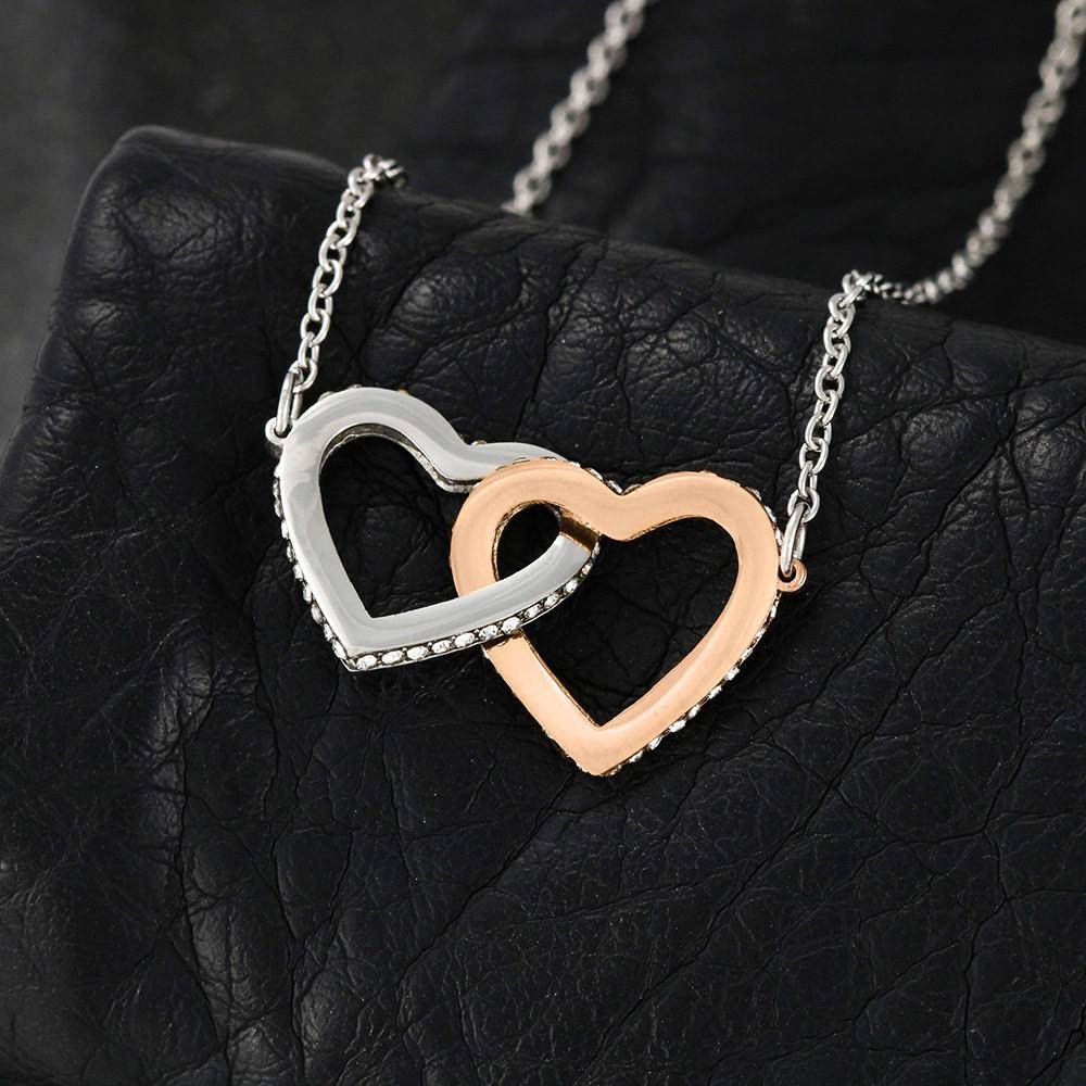 44 Double hearts necklace