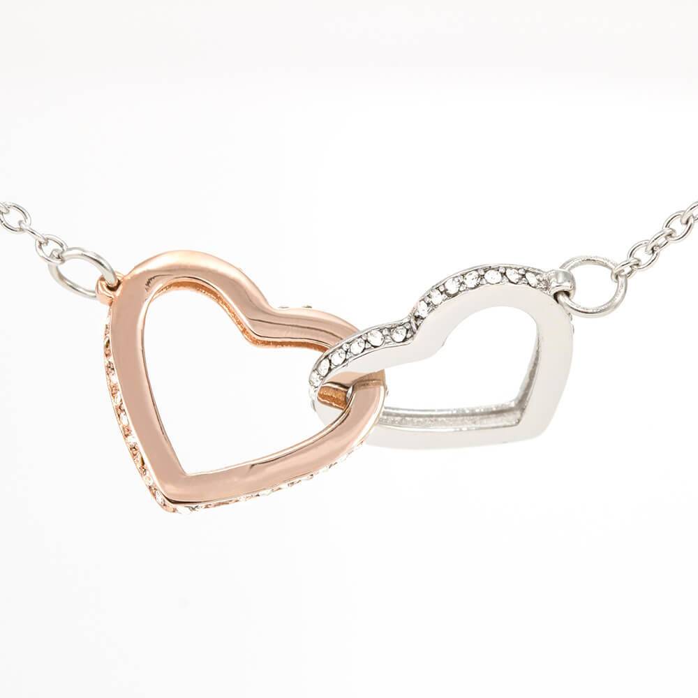 Pregnancy Double hearts necklace