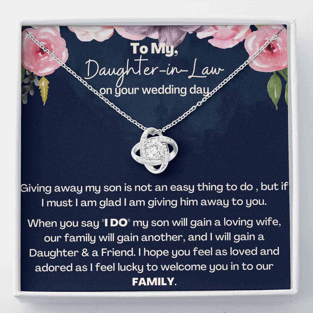 Daughter In Law Gift on Wedding Day, Future Daughter In Law, Wedding Gift, Bride Gift from Mother In Law, Daughter-In-Law Jewelry