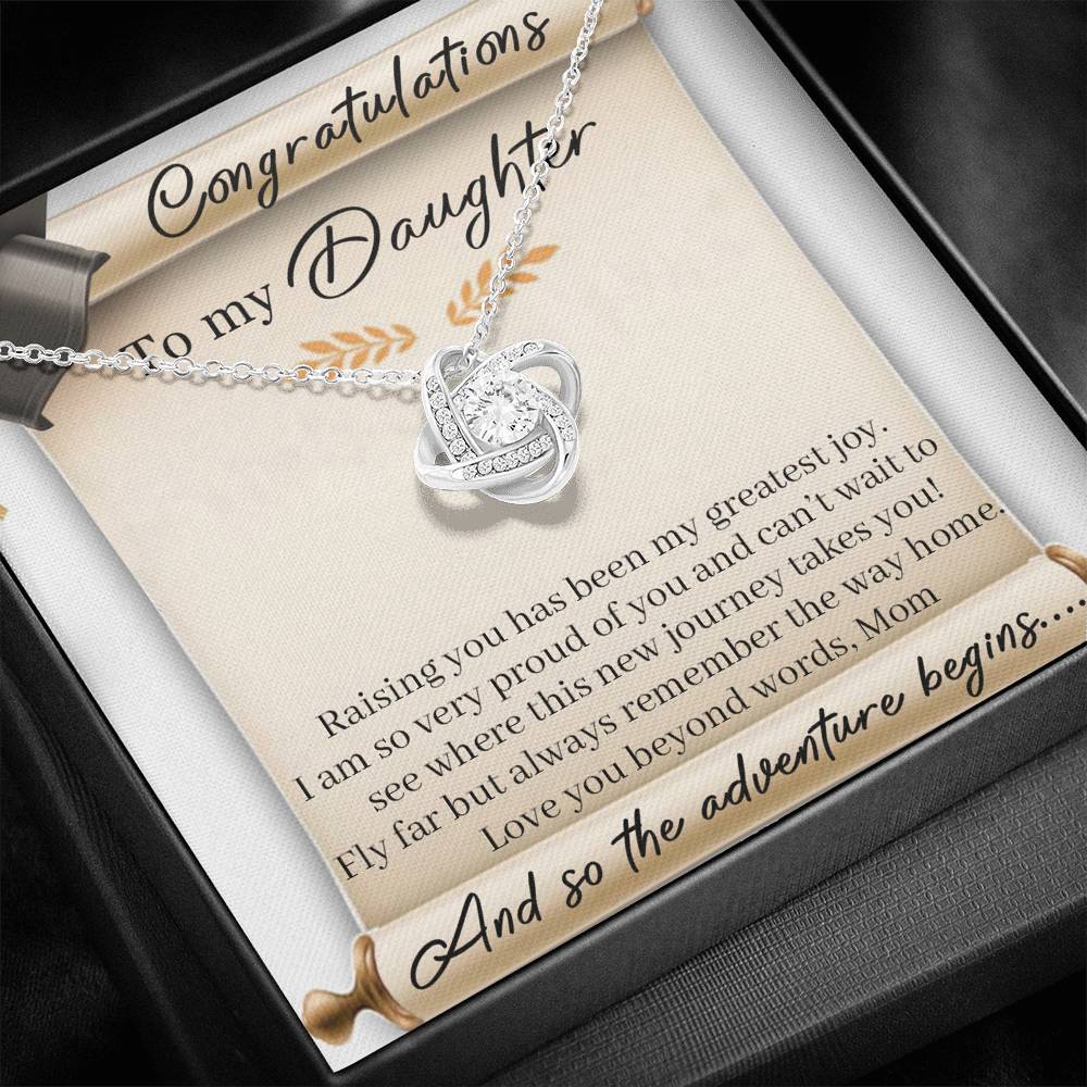 Graduation Gift For Daughter Loveknot Necklace
