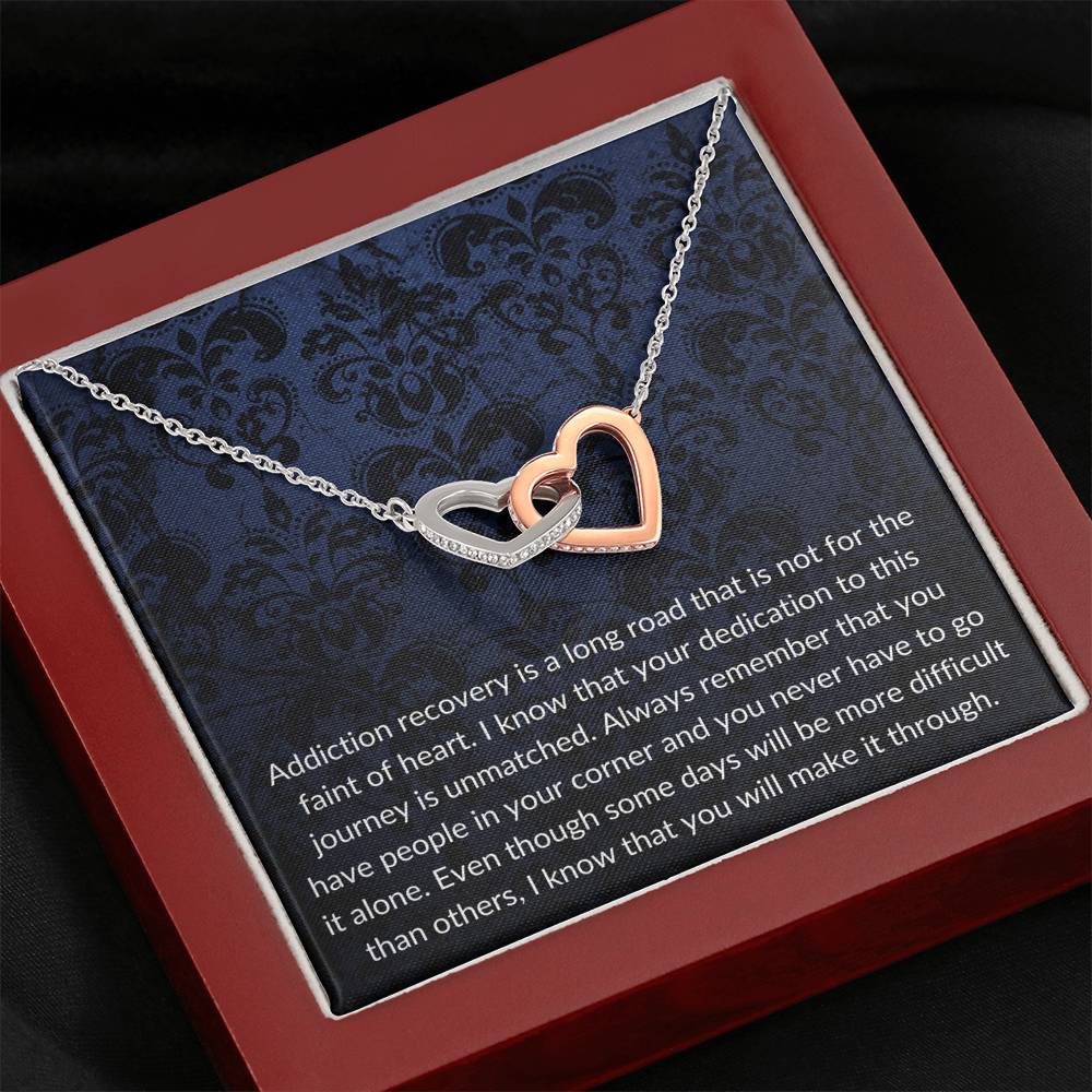 2 Double hearts necklace