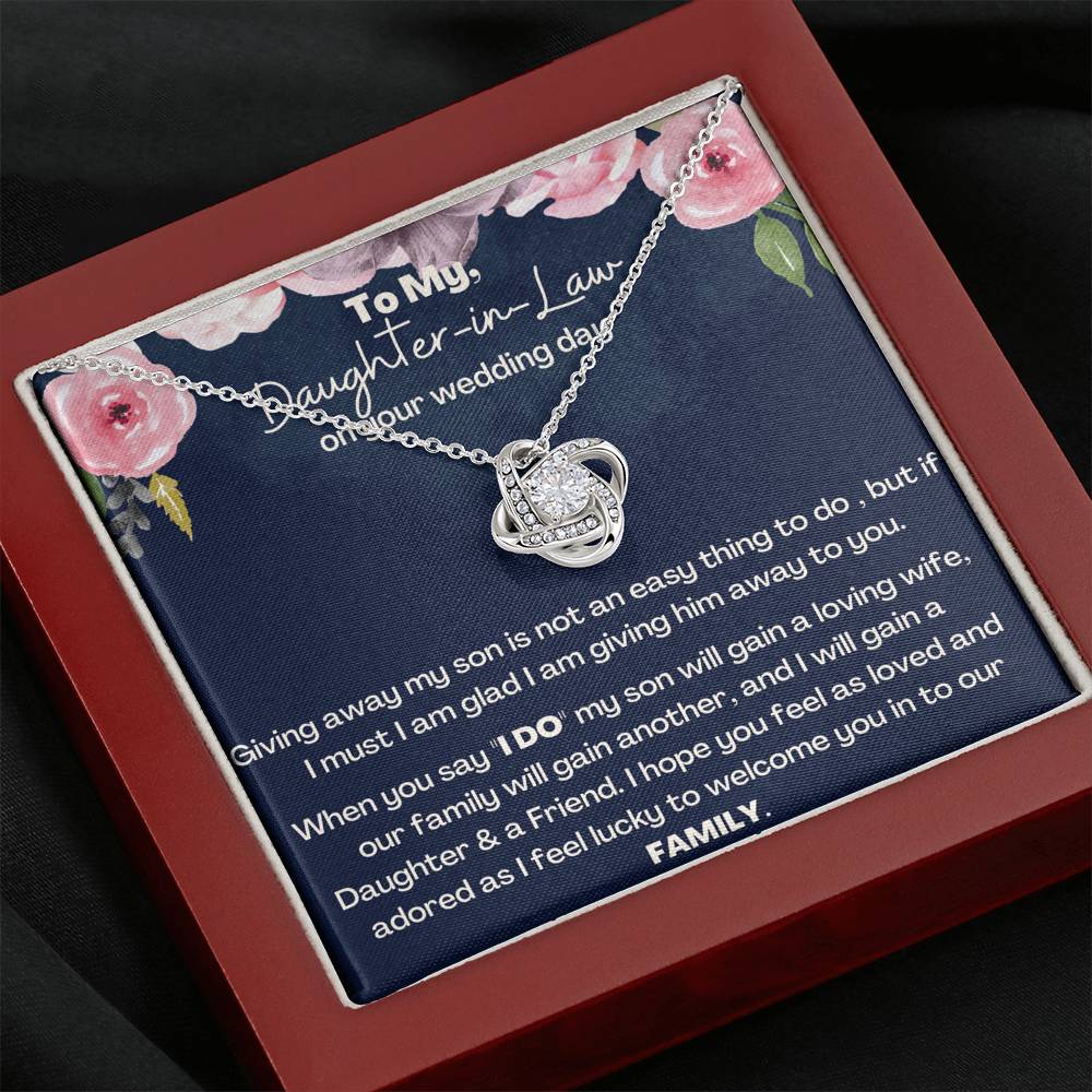 Daughter In Law Gift on Wedding Day, Future Daughter In Law, Wedding Gift, Bride Gift from Mother In Law, Daughter-In-Law Jewelry